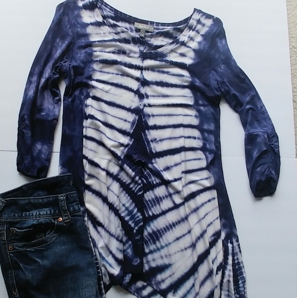 Neiman Marcus Tunic Tie Dye - Picture 1 of 4